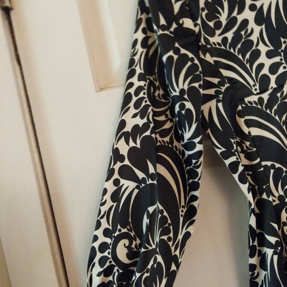 Harold's navy & white  floral scoop neck  dress SZ 4 - Picture 8 of 11